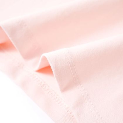 Детска тениска, меко розово, 128