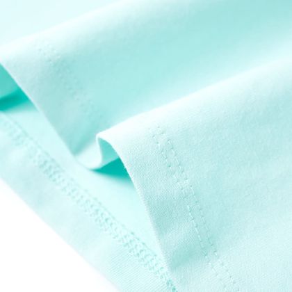 Детска тениска, светла аква, 128