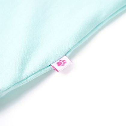 Детска тениска, светла аква, 140