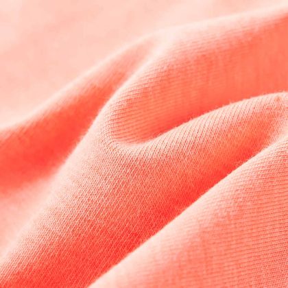 Детска тениска, неоново коралова, 116