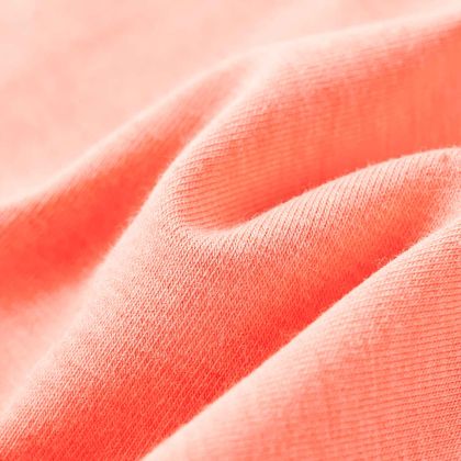 Детска тениска, неоново коралова, 140