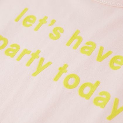 Детска тениска, меко розово, 128