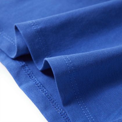 Детска тениска, кобалтовосиня, 104