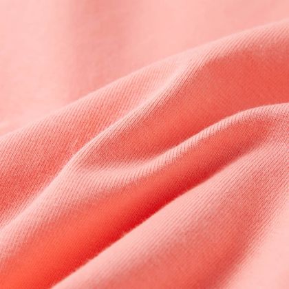 Детска тениска, светъл корал, 104