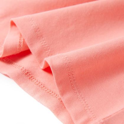 Детска тениска, светъл корал, 116