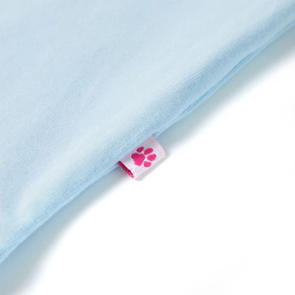 Детска тениска, меко синьо, 104