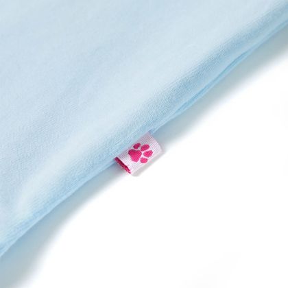 Детска тениска, меко синьо, 116