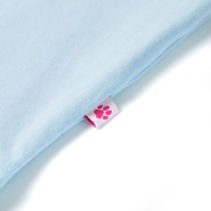 Детска тениска, меко синьо, 140