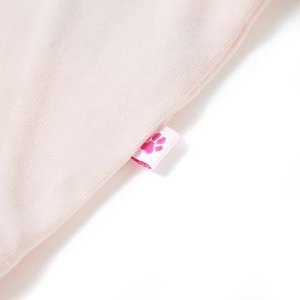 Детска тениска, меко розово, 116