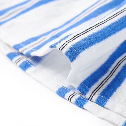 Детска пола, кобалтовосиньо и бяло, 128