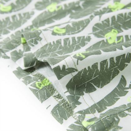 Детска тениска, екрю и тъмен бръшлян, 92