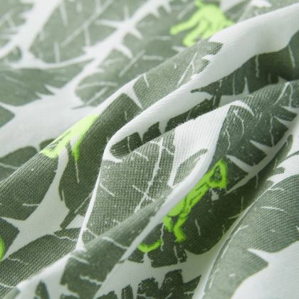 Детска тениска, екрю и тъмен бръшлян, 92