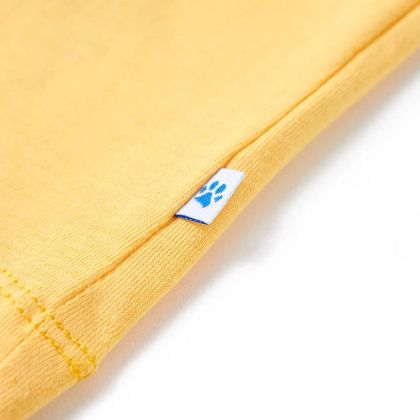 Детска тениска, светла охра, 92