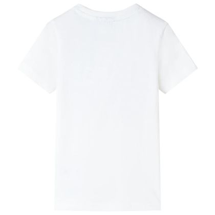 Детска тениска, екрю, 140