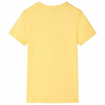 Детска тениска, светла охра, 92