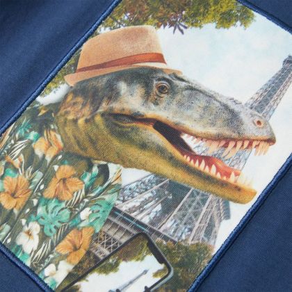 Детска тениска, тъмносиня, 104