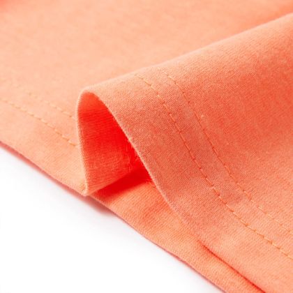 Детска тениска, неоново оранжева, 92