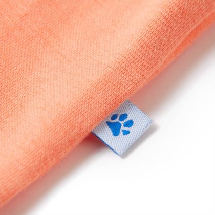 Детска тениска, неоново оранжева, 128