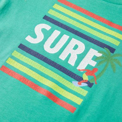 Детска тениска, зелена, 92