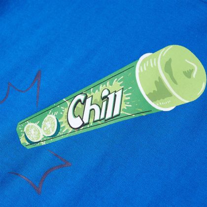 Детска тениска, яркосиня, 128