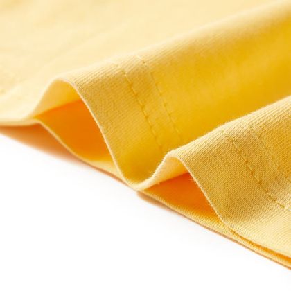 Детска тениска с къс ръкав, жълта, 116