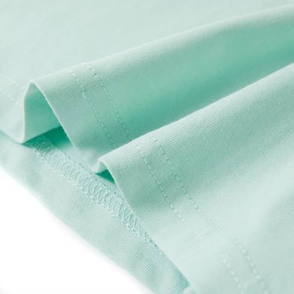 Детска тениска, светла мента, 92