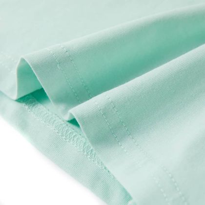 Детска тениска, светла мента, 128