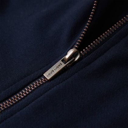 Детски суитшърт с цип, тъмносин, 116