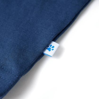 Детска тениска, тъмносиня, 92