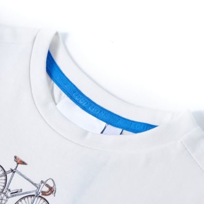 Детска тениска, екрю, 92