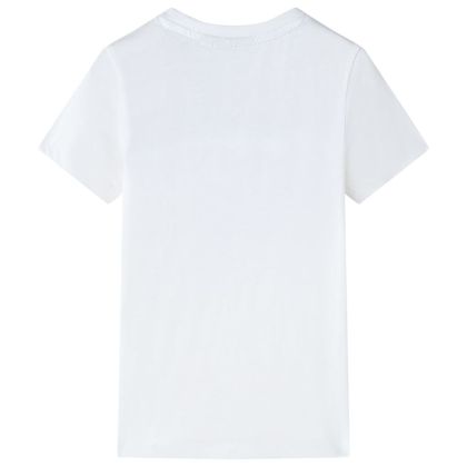 Детска тениска, екрю, 140