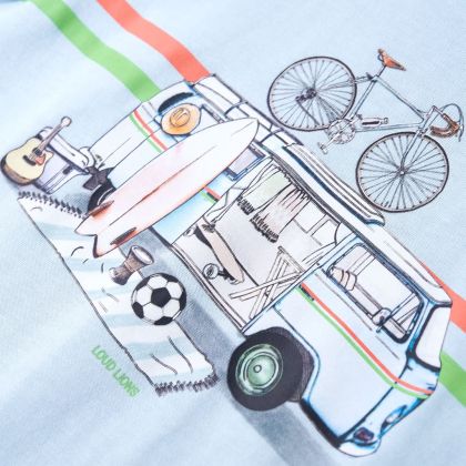 Детска тениска, светлосиня, 128