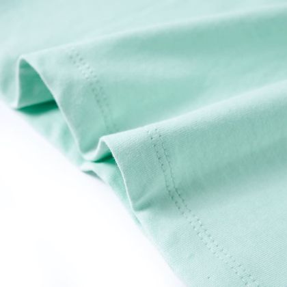 Детска тениска, светла мента, 128