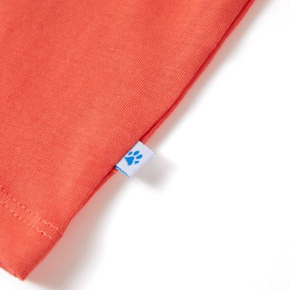 Детска тениска с къс ръкав, светлочервена, 104