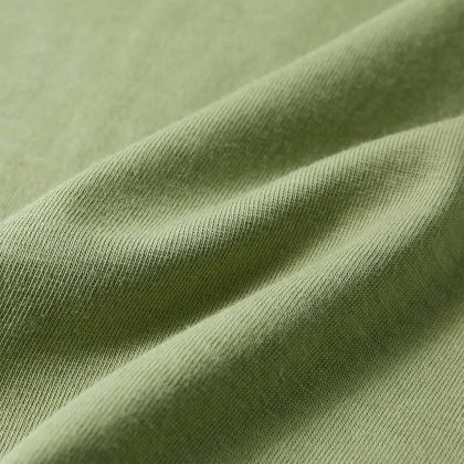 Детска тениска с къс ръкав, светло каки, 92