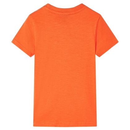 Детска тениска, тъмнооранжева, 140