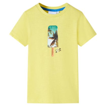 Детска тениска, жълта, 104