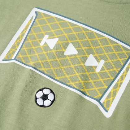 Детска тениска, светло каки, 140