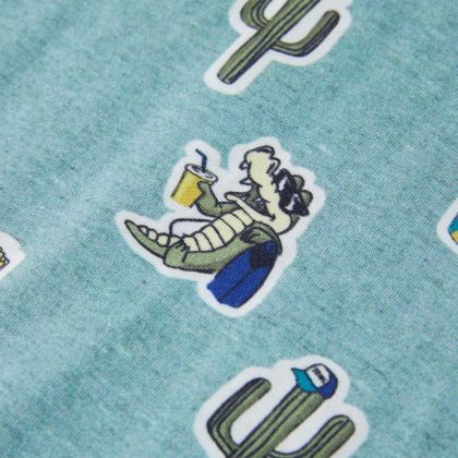 Детска тениска, светлозелен меланж, 116