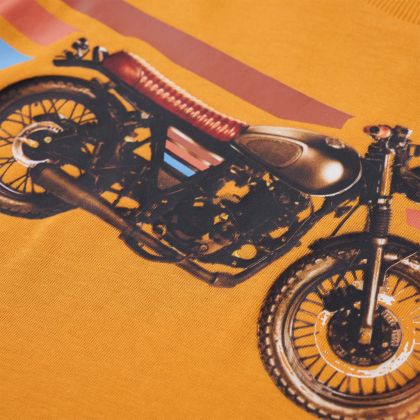 Детска тениска с дълъг ръкав, охра, 104