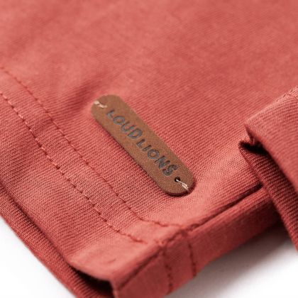 Детска тениска с дълъг ръкав, къна, 92