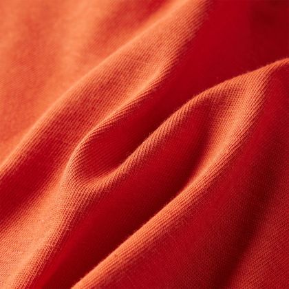 Детска тениска с дълъг ръкав, оранжева, 128