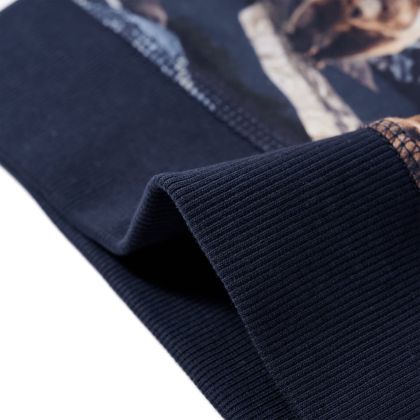 Детски суитшърт, тъмносин, 92