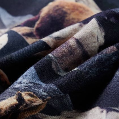 Детски суитшърт, тъмносин, 92