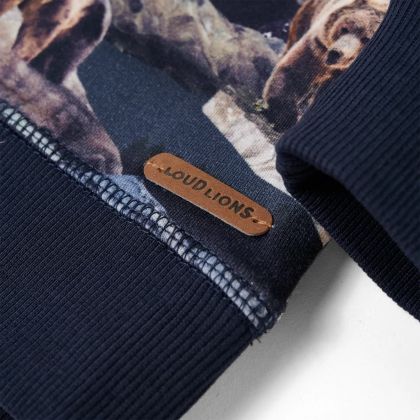 Детски суитшърт, тъмносин, 116