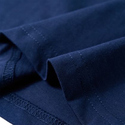 Детска тениска с дълъг ръкав, нейви синьо, 104