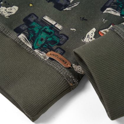 Детски суитшърт, каки, 128