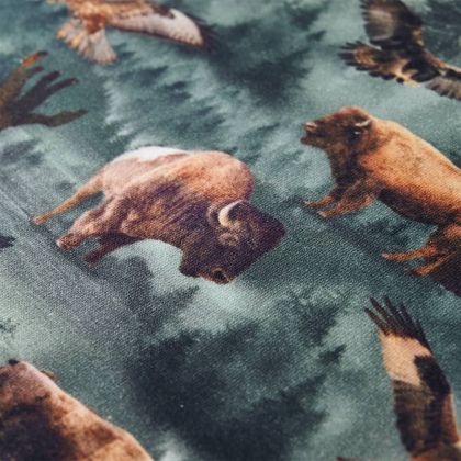 Детски суитшърт, тъмнозелен, 116