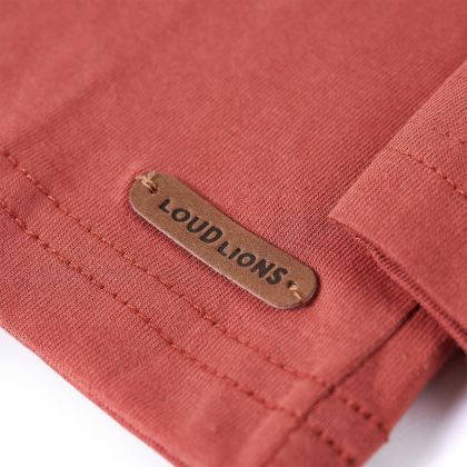 Детска тениска с дълъг ръкав, къна, 128