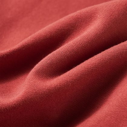 Детски суитшърт с качулка, опушено червено, 116